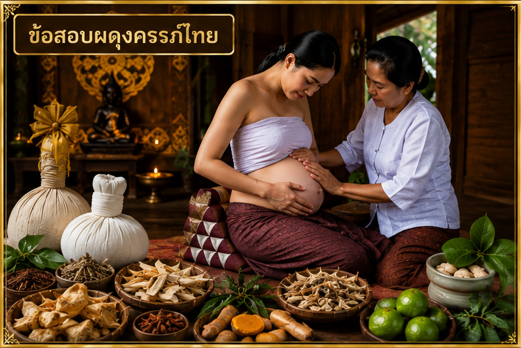 ข้อสอบผดุงครรภ์ไทย